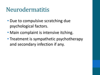 Compulsive Scatching Diseases of external ear | PPTX