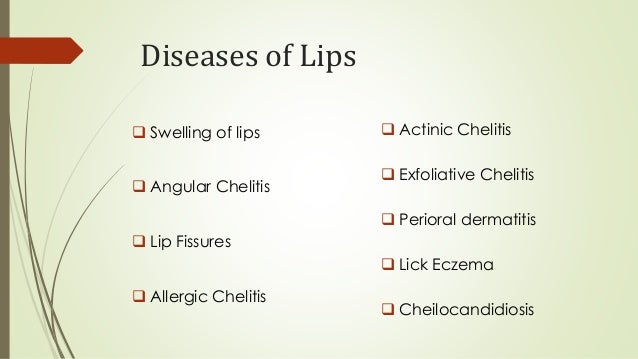 lip diseases