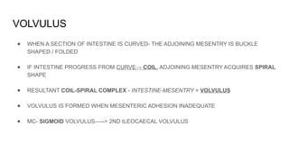 DISEASES OF MESENTRY AND RETROPERITONEUM ESIC MCH General Surgery Unit ...