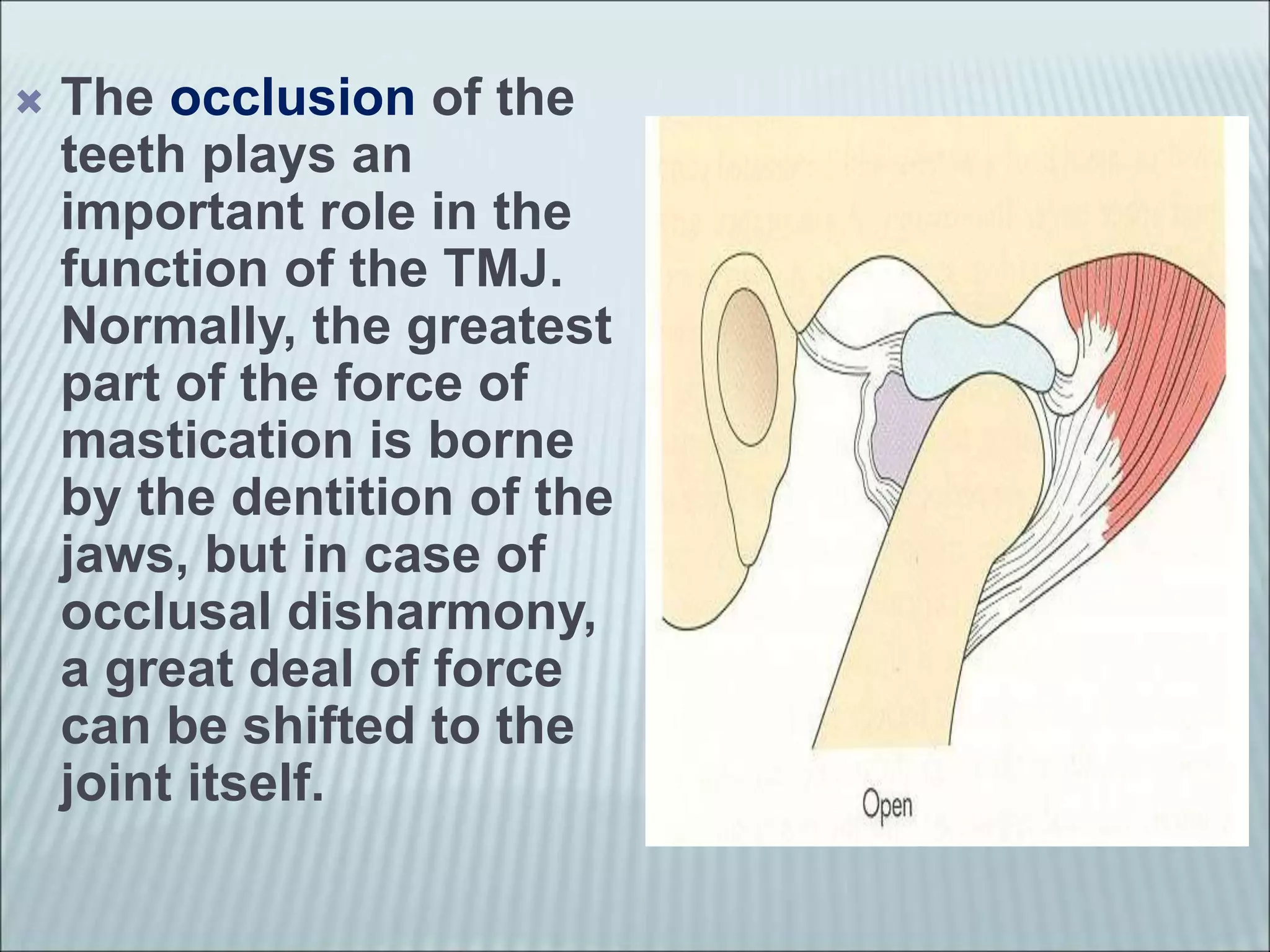 Tmj Function Diseases of temporomandibular joint.ppt