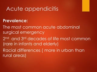 Comprehensive Overview of Acute Appendicitis and Appendix Neoplasms ...