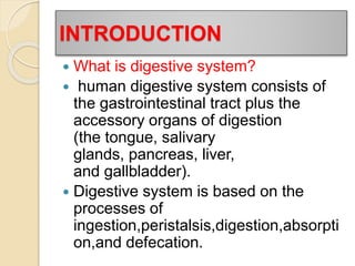 Diseases of the digestive system | PPTX