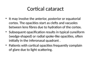 DISEASES OF THE LENS IN CLINICAL EXAMINATION | PPTX