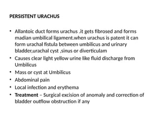DISEASES OF UMBILICUS 1 in children.pptx