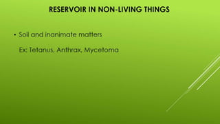 Disease transmission and cycle