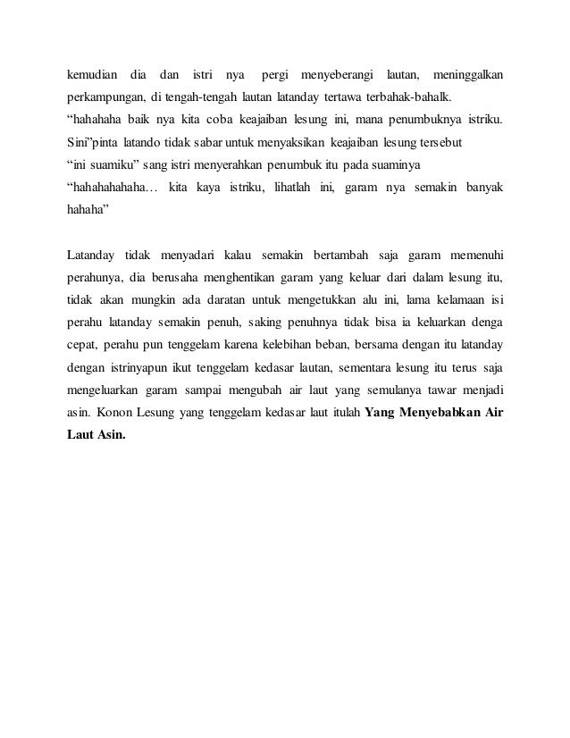 Disebuah Perkampunagan Nun Jauh Disana Hiduplah Sepasang Kakak Beradi