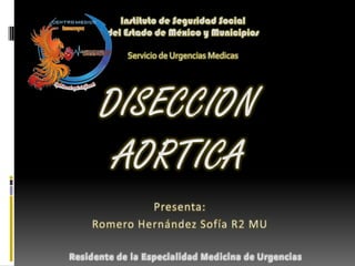 Diseccion aortica