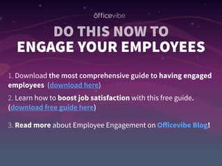 The State of 
EMPLOYEE ENGAGEMENT
See many more real-time statistics in our research report,  
with tons of ideas to help you be a better leader.
See The Live Report
 