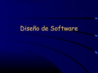 Diseño de Software

 