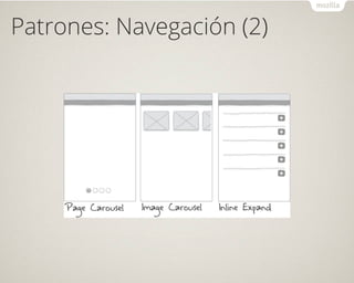Patrones: Navegación (2)
 