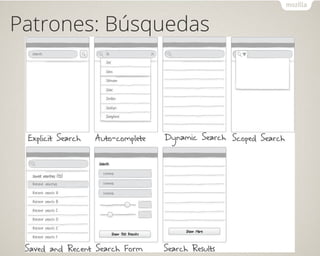 Patrones: Búsquedas
 