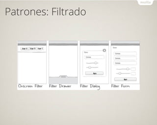 Patrones: Filtrado
 