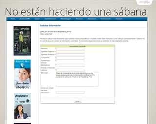 No están haciendo una sábana
 
