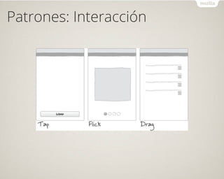 Patrones: Interacción
 