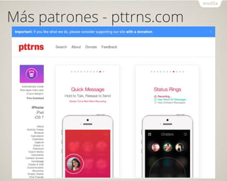 Más patrones - pttrns.com
 