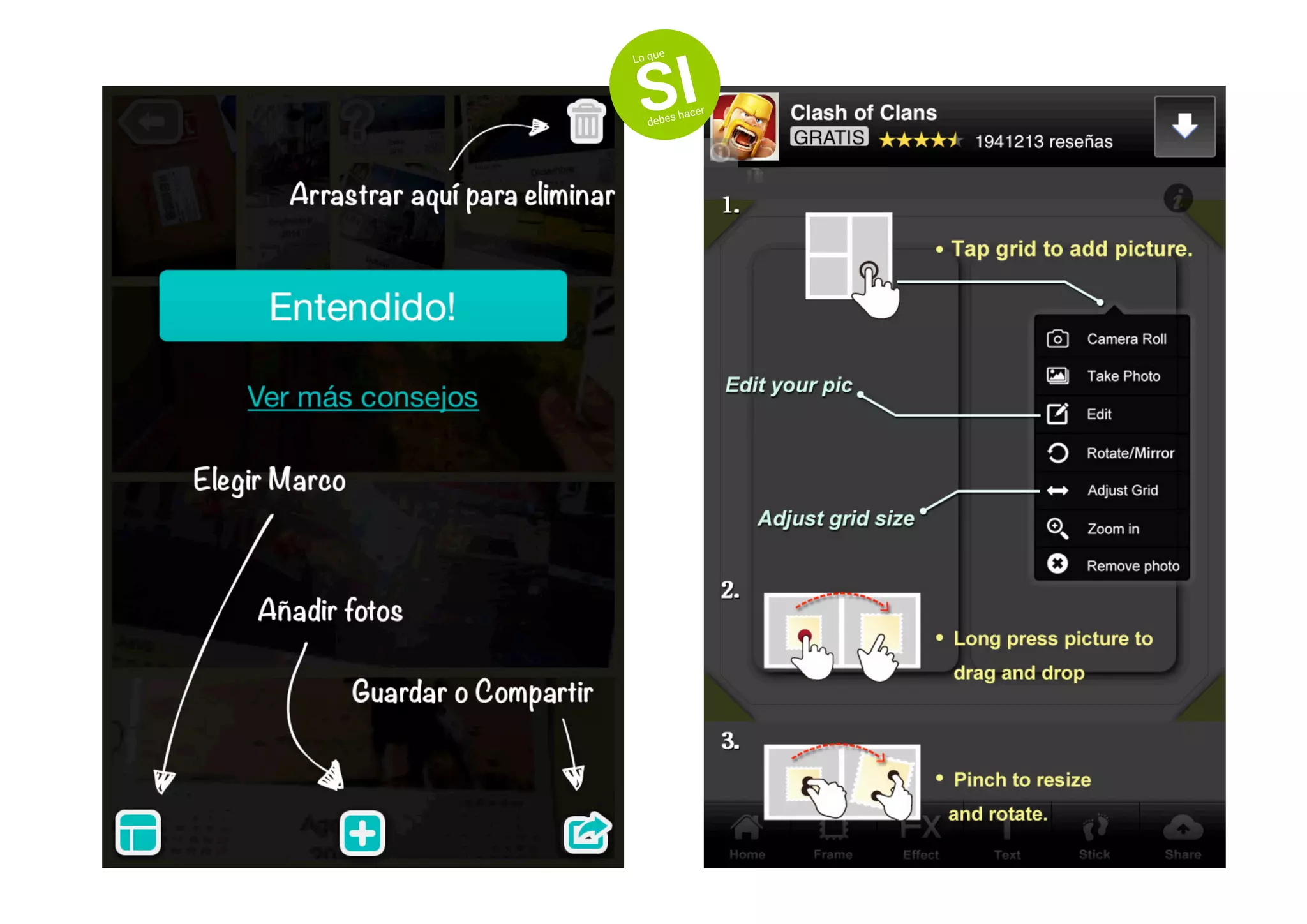 Lo que
SIdebes hacer
 