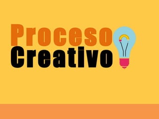 Proceso
Creativo
 