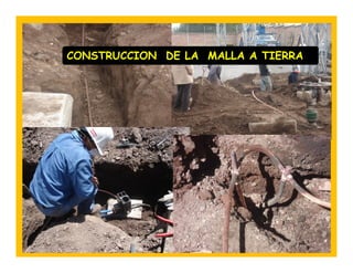 RELES DIFERENCIALES
CONSTRUCCION DE LA MALLA A TIERRA
 
