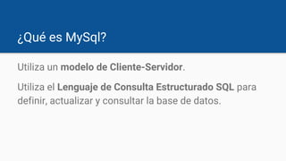 Mysql Clientes Diseño físico de base de datos - Part I | PDF