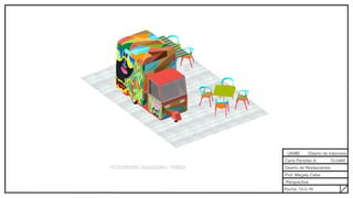 ><NEMO ENIM IPSAM VOLUPTATEM QUIA VOLUPTAS 14
VECTORWORKS EDUCATIONAL VERSION
UNIBE
Carla Paradas A. 15-0460
Diseño de Interiores
Diseño de Restaurantes
Prof. Magaly Caba
Fecha: 15-5-16
Perspectiva
 