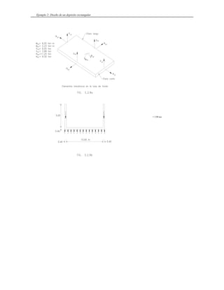Ejemplo 2: Diseño de un depósito rectangular
= 3.99 ton
 