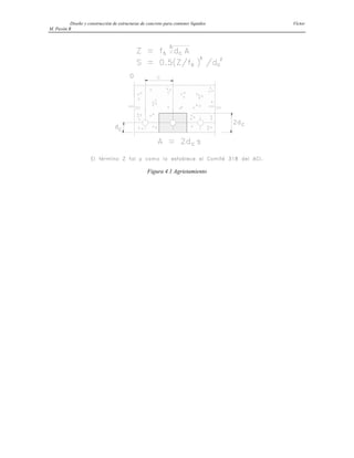 Diseño y construcción de estructuras de concreto para contener líquidos Víctor
M. Pavón R
Figura 4.1 Agrietamiento
 