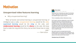 Index
1. Introduction
2. Motivation
3. Disentangle three features
4. Loss definition
5. Experiments
6. Conclusions
 