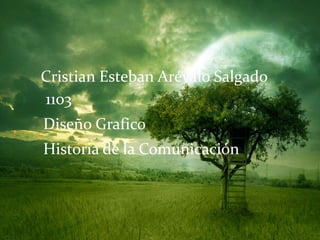 Cristian Esteban Arévalo Salgado
1103
Diseño Grafico
Historia de la Comunicación
 