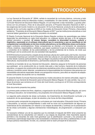 DiseñO Curricular Nacional 2009