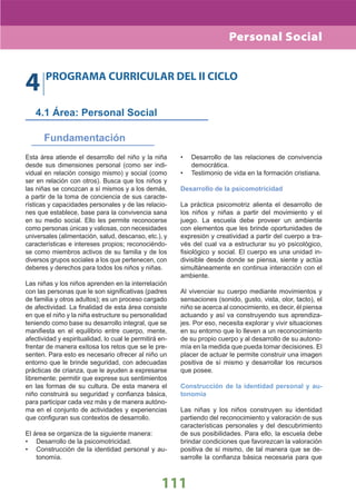 DiseñO Curricular Nacional 2009