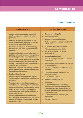 DiseñO Curricular Nacional 2009