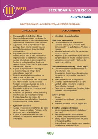 DiseñO Curricular Nacional 2009