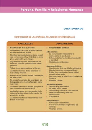 DiseñO Curricular Nacional 2009