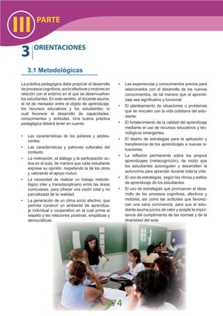 DiseñO Curricular Nacional 2009