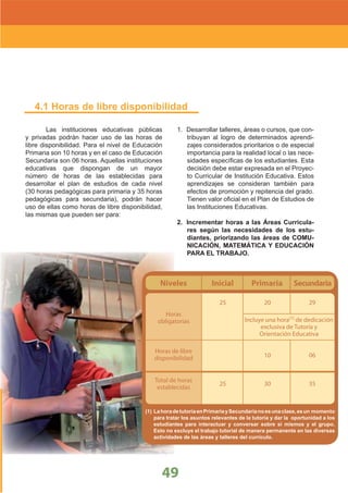 DiseñO Curricular Nacional 2009