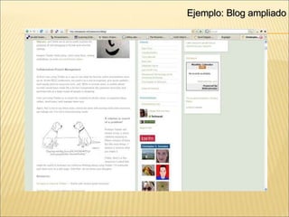 Ejemplo: Blog ampliado ‏ 