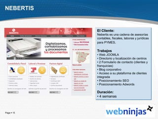 Diseño Web - Web Ninjas