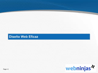 Diseño Web - Web Ninjas