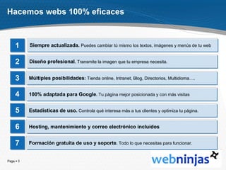 Diseño Web - Web Ninjas