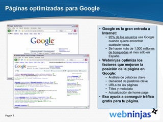 Diseño Web - Web Ninjas