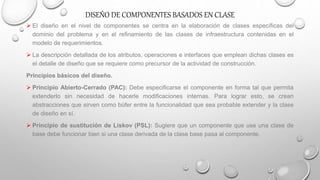 Diseño en-el-nivel-de-componentes | PPTX