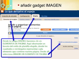 añadir gadget IMAGEN 