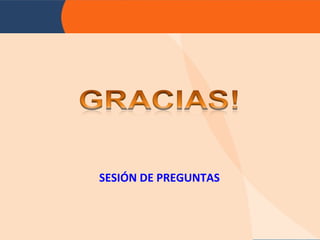 SESIÓN DE PREGUNTAS
 