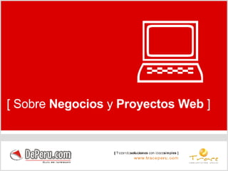 [ Sobre  Negocios  y  Proyectos   Web  ] 