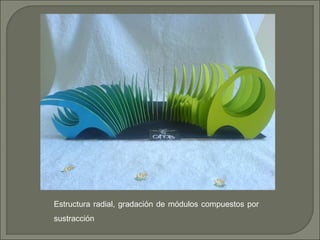Estructura radial, gradación de módulos compuestos por
sustracción
 
