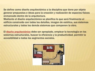 Diseño arquitectónico | PPSX