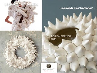 DESIGN TRENDS
2013

 