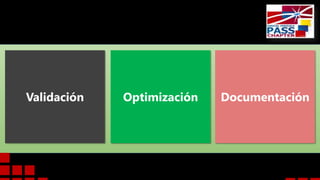 Validación Optimización Documentación
 