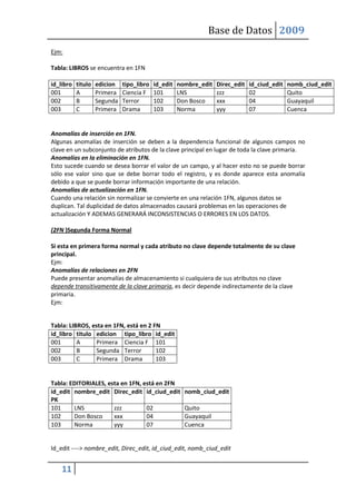 DiseñO De Base De Datos