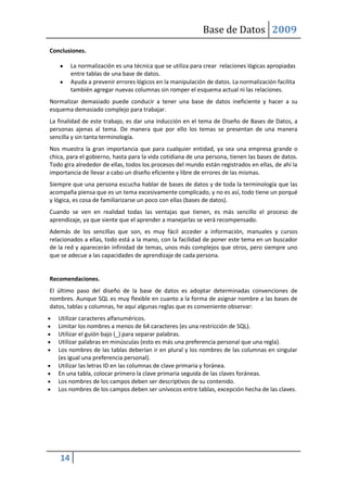 DiseñO De Base De Datos